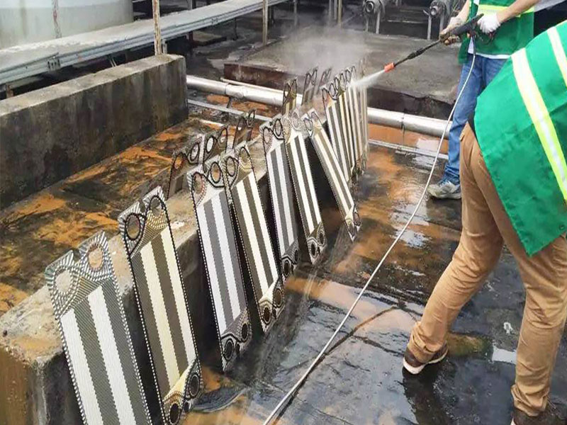 板式換熱器清洗圖 板式換熱器清洗圖